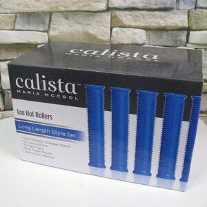 Calista Maria McCool Ion Hot Rollers Long Length Style Set New Open Box